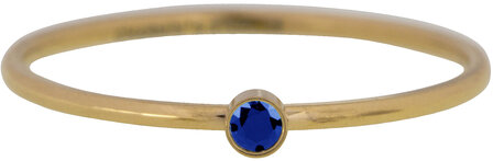 KR84 Shine Bright Sapphire Gold Steel