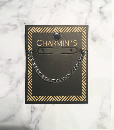 Charmin’s  CB46 Figaro Bracelet Shiny Steel