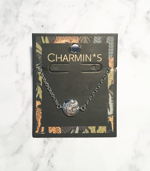 Charmin’s  CB34 Coin of Power Bracelet Shiny Steel