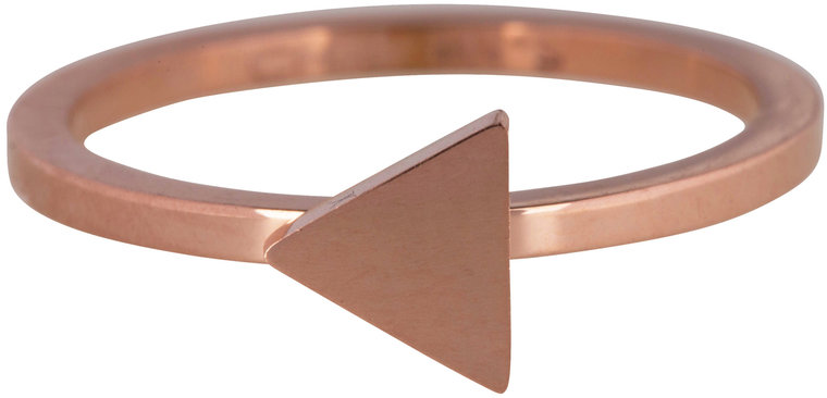 Charmin’s roségoudkleurige stapelring R396 Triangle rosé-goldplated staal