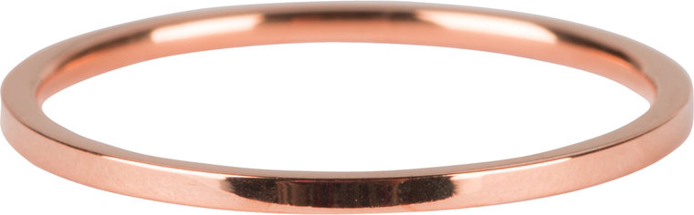 Charmin’s roségoudkleurige stapelring R694 Basic Petite rosé-goldplated staal